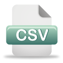 Ícone de download do arquivo CSV