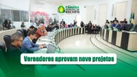 CÂMARA MUNICIPAL DE BOA VISTA - Vereadores aprovaram nove projetos