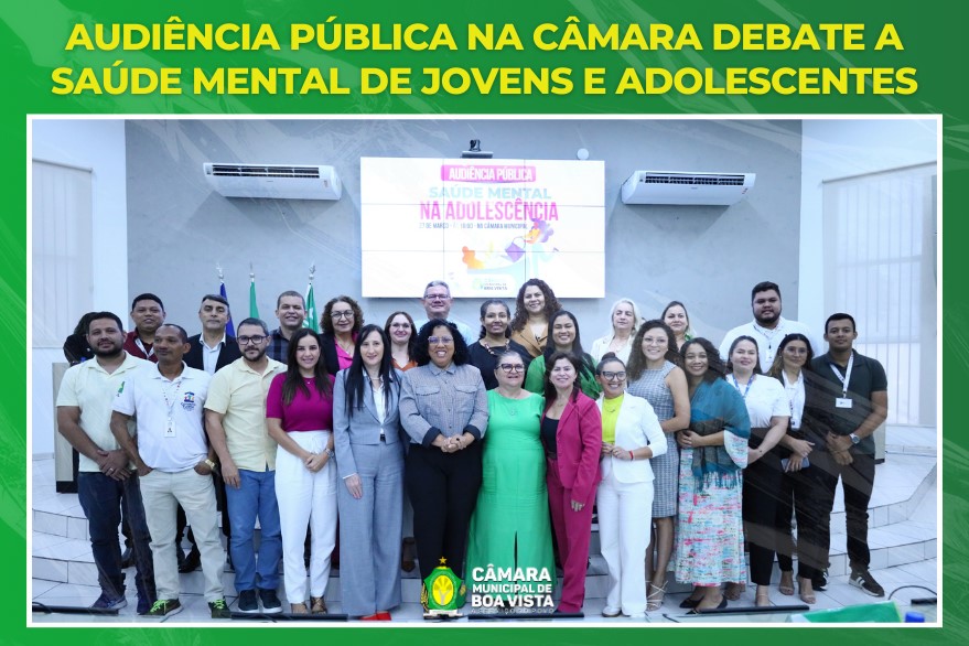 Audiência pública debate saúde mental de jovens e adolescentes 