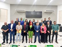 Comitiva do  Programa Câmara Jovem de Pacaraima visita presidente da Câmara de Boa Vista