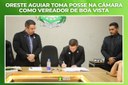 Oreste Aguiar toma posse na Câmara como vereador de Boa Vista