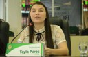 Plenário rejeita pareceres contrários e PLs de Tayla Peres seguem tramitando Plenário rejeita pareceres contrários e PLs de Tayla Peres seguem tramitando