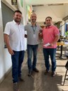 Presidente da Câmara e vereador Rondinele Tambasa visitam Mercado do São Francisco Presidente da Câmara e vereador Rondinele Tambasa visitam Mercado do São Francisco
