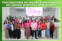 Procuradoria da Mulher é inaugurada na Câmara Municipal de Boa Vista
