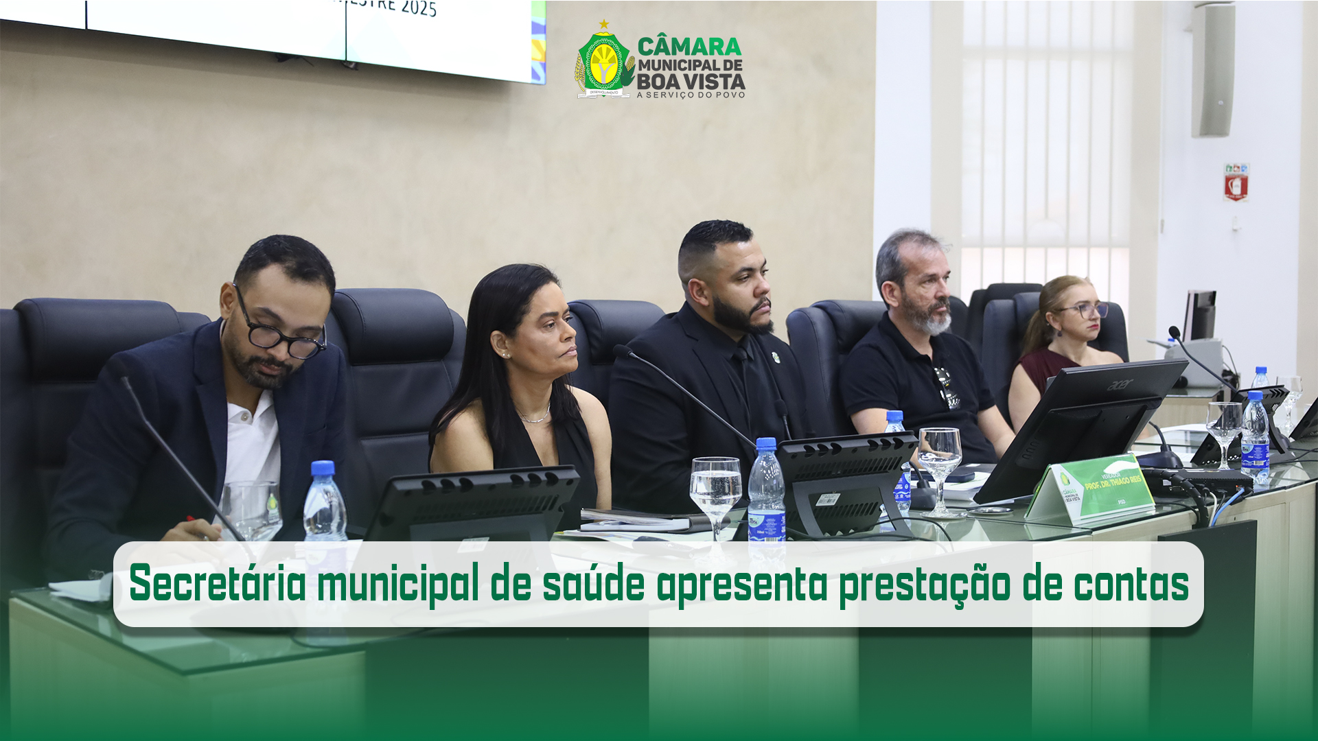 Secretária municipal de Saúde apresenta prestação de contas