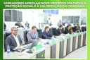 Vereadores aprovam nove projetos voltados à proteção social e à valorização da cidadania