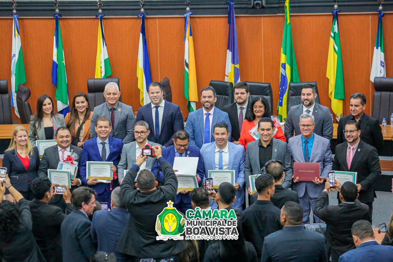Vereadores de Boa Vista recebem homenagem na Assembleia Legislativa